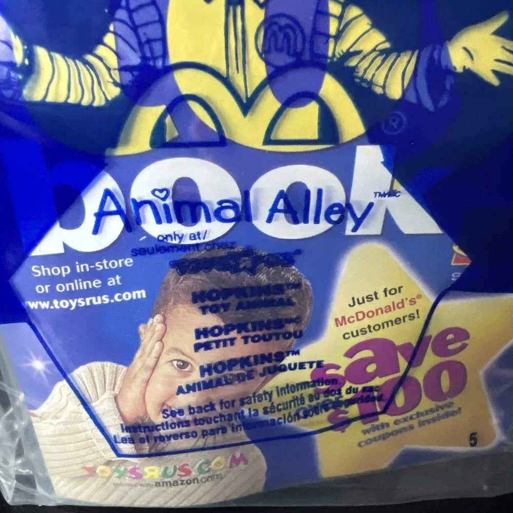 Animal Alley McDonalds‎ Happy Meal Toy Plush Hopkins the Frog 4